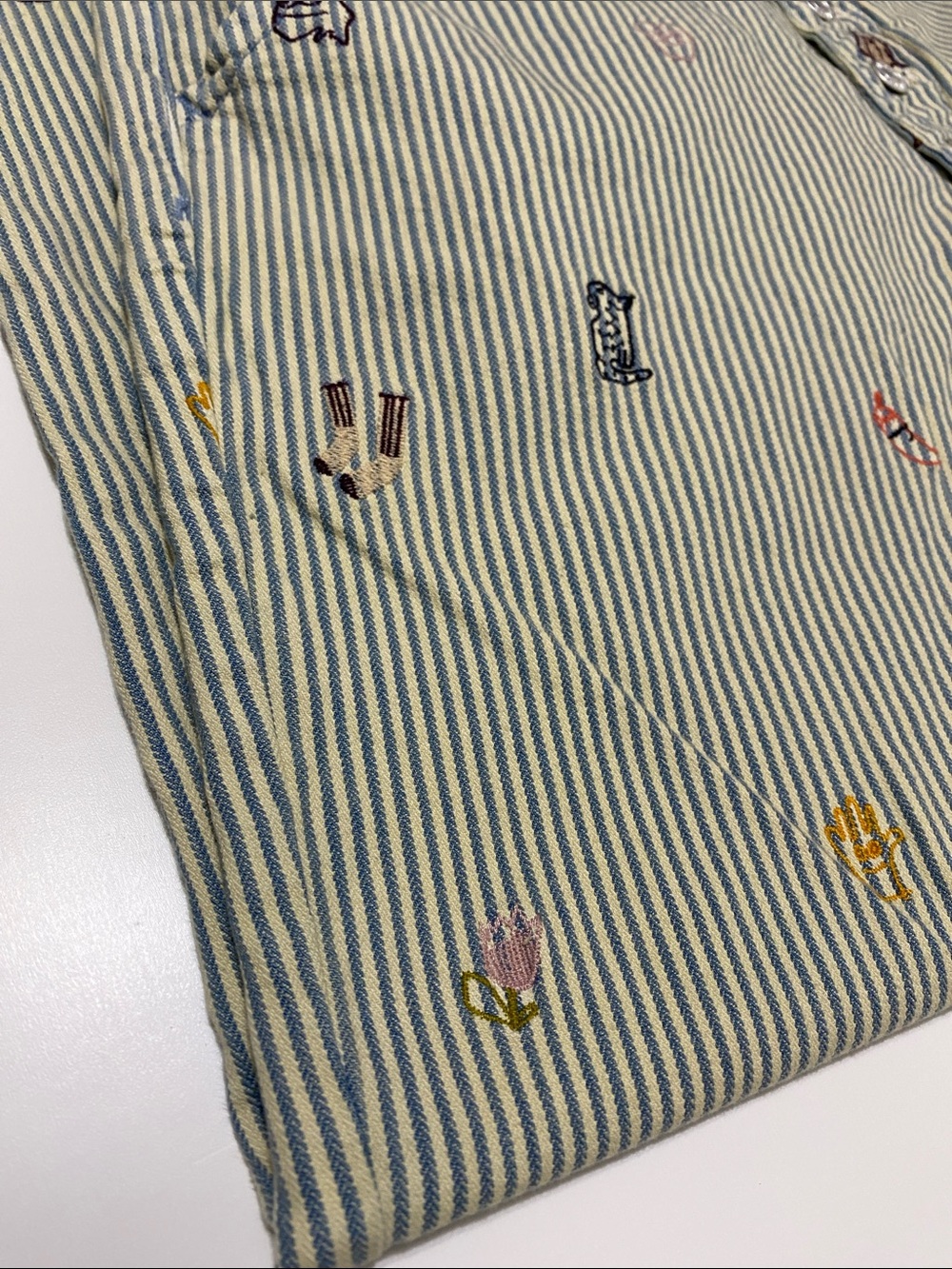 Pilcro Slouchy Pinstripe Chino Pants - Picture 14 of 16